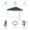 Best Choice Products 10x10ft Easy Setup Pop Up Canopy w/ 1-Button Setup, Wheeled Case, 4 Weight Bags